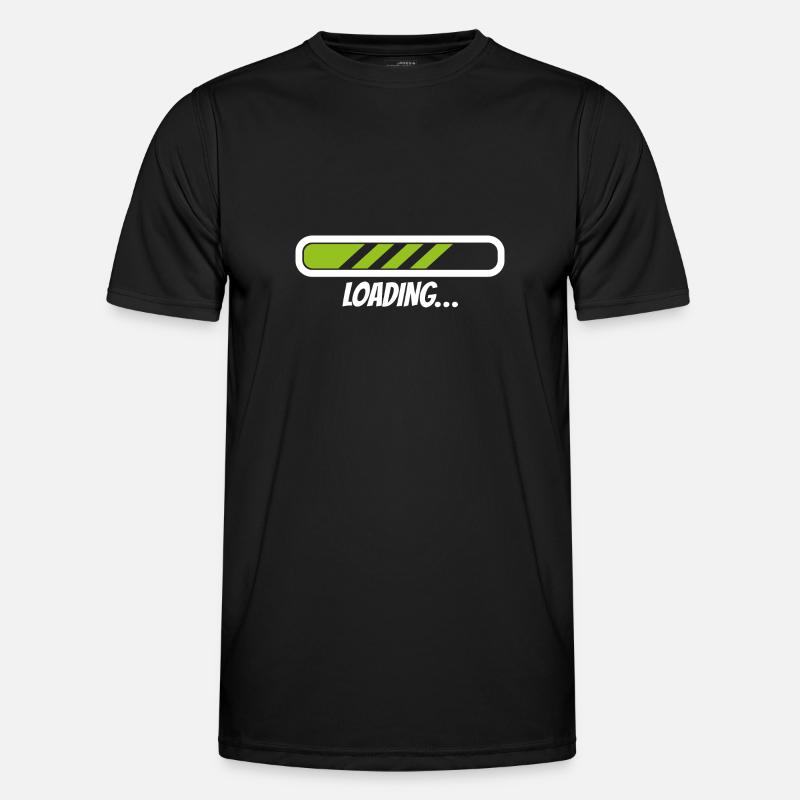 Loading 2 - Männer Funktions-T-Shirt - Schwarz