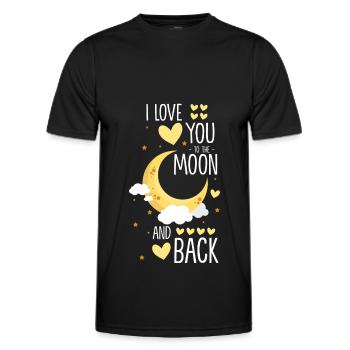 Romantisch Freundschaft Paare - Männer Funktions-T-Shirt - Schwarz - Vorne - AI Model Male 178 dark (178cm)