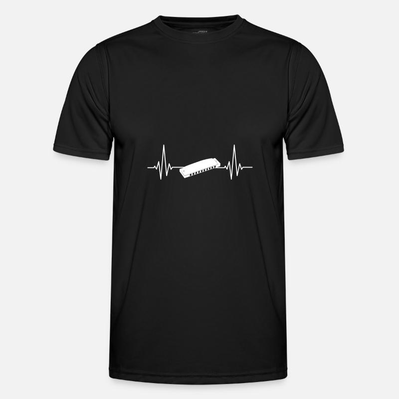 Harmonica Harmonica Player - Men's Functional T-Shirt - black