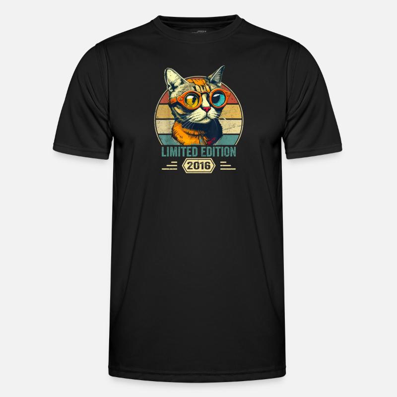 Awesome since 2016 Katze Geburtstag Geschenk Männer Funktions-T-Shirt