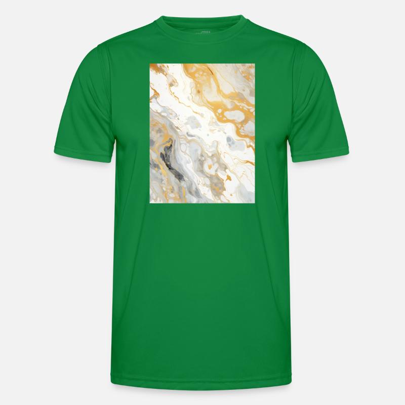 Marmor Stein Männer Funktions-T-Shirt