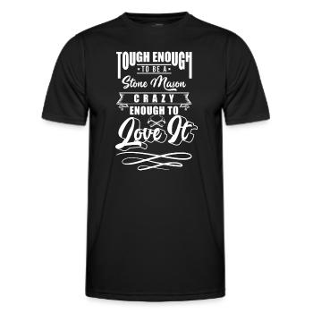 Artisans Sculpteurs - T-shirt sport Homme - noir - Devant - AI Model Male 178 dark (178cm)