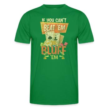 Ace Hold’em Poker - T-shirt sport Homme - vert - Devant - AI Model Male 178 dark (178cm)