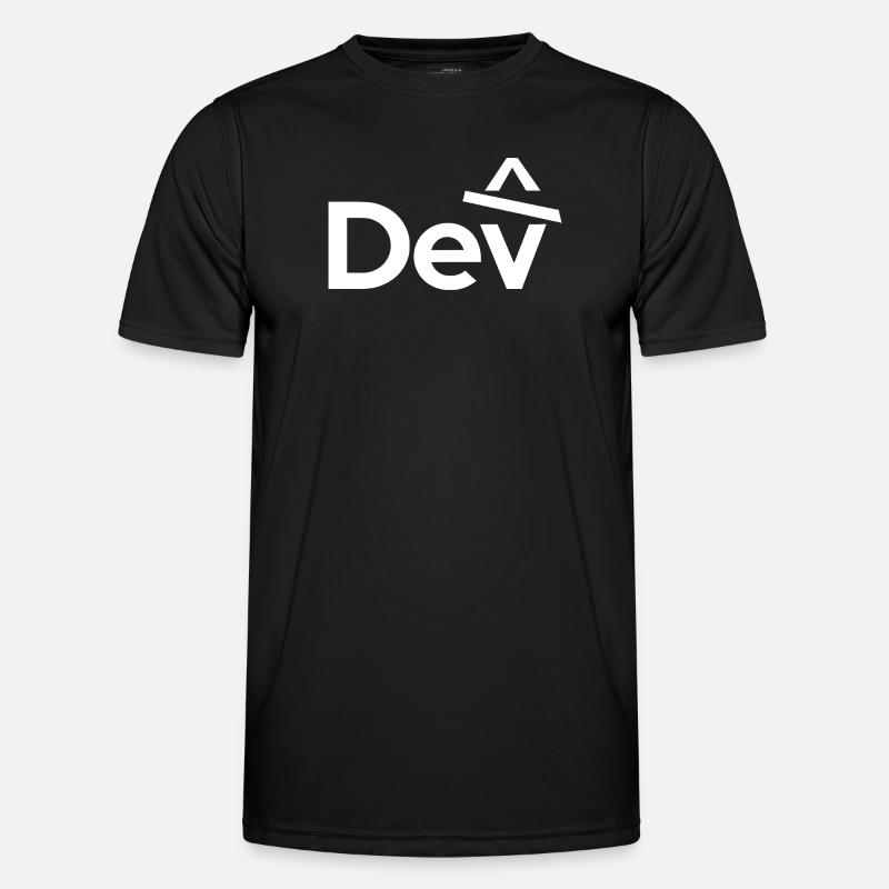 Developer - Dev - Männer Funktions-T-Shirt - Schwarz