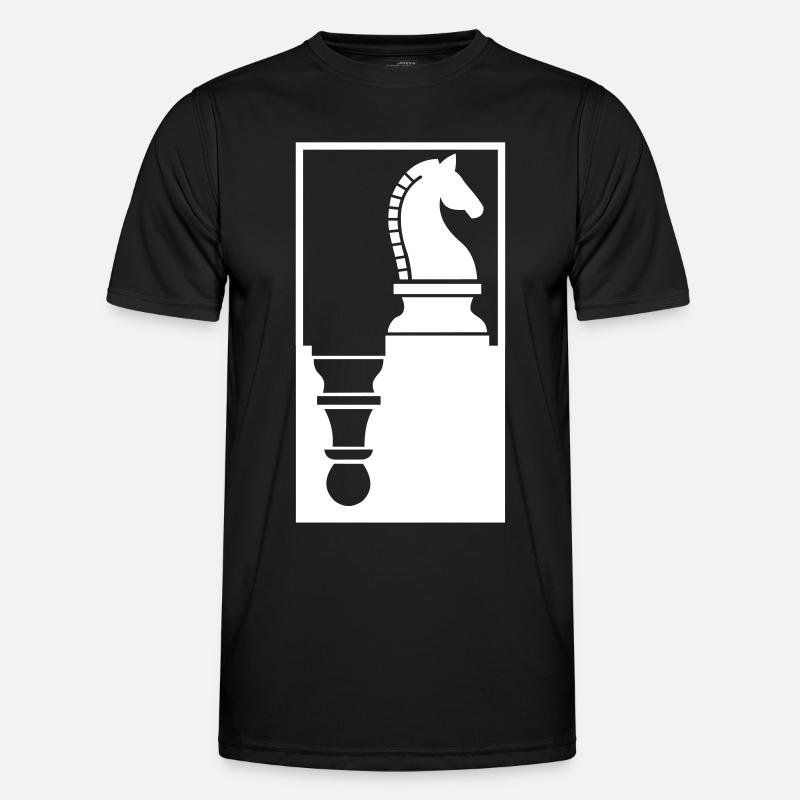 Chess Männer Funktions-T-Shirt