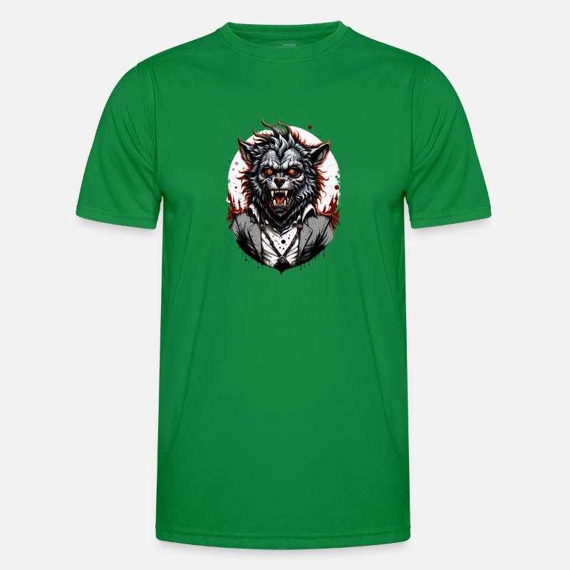 WERWOLF Kostüm 10 Männer Funktions-T-Shirt