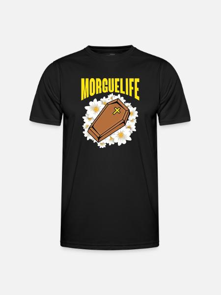 Morguelife Embalmer Mortician - Men's Functional T-Shirt - black