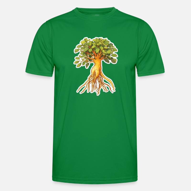 Ginseng Männer Funktions-T-Shirt