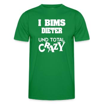 Vorname Dieter - Männer Funktions-T-Shirt - Kelly Green - Vorne - AI Model Male 178 dark (178cm)