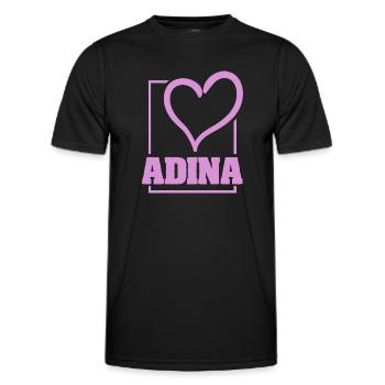 Bachelorette Adina - Men's Functional T-Shirt - black - Front - AI Model Male 178 dark (178cm)
