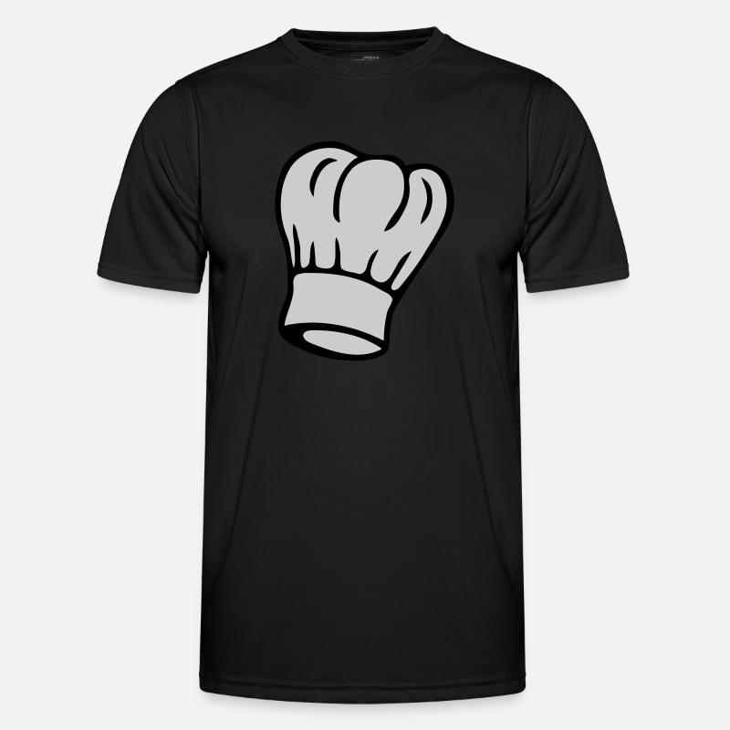 Chef's Hat 2-colored - Men's Functional T-Shirt - black