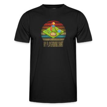 Kids Playground Fun Time Play Party - Men's Functional T-Shirt - black - Front - AI Model Male 178 dark (178cm)