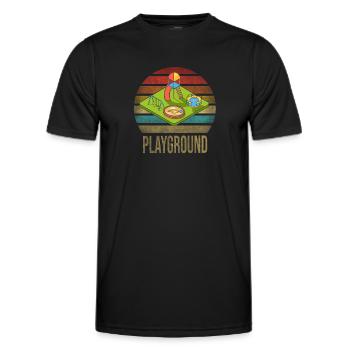 Kids Playground Fun Time Play Party - Men's Functional T-Shirt - black - Front - AI Model Male 178 dark (178cm)