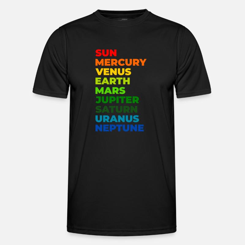 Solar system - Men's Functional T-Shirt - black