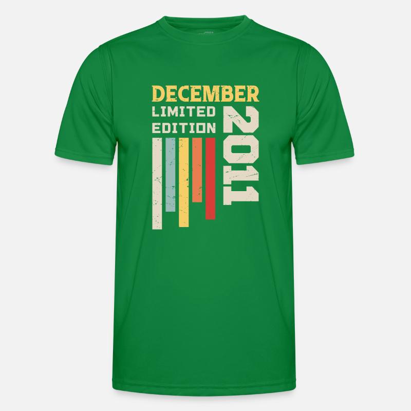 Dezember 2011 - Dezember 2011 Geburtstagsgeschenk Männer Funktions-T-Shirt