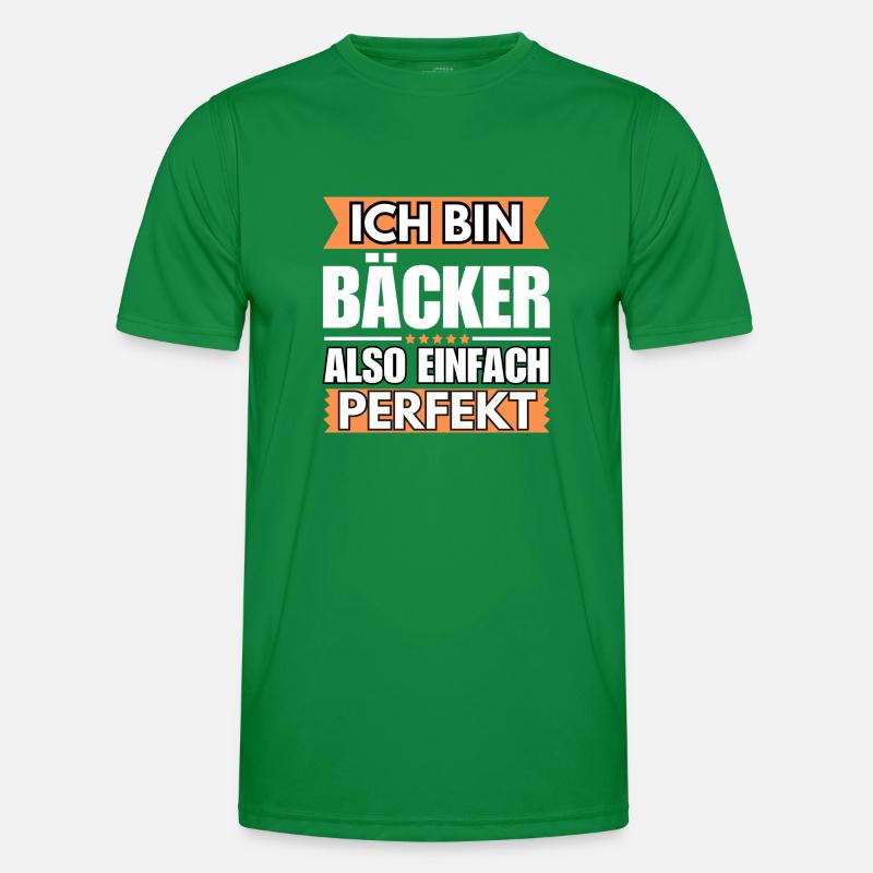 Einfach ein Perfekter Bäcker Männer Funktions-T-Shirt