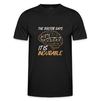 Train train train conducteurs de train - T-shirt sport Homme - noir - Devant - AI Model Male 178 dark (178cm)