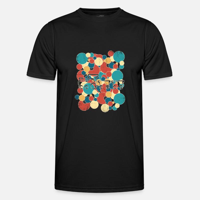Train train train conducteurs de train - T-shirt sport Homme - noir