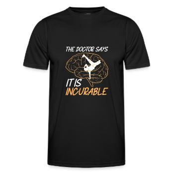 Breakdance Breakdancer Hip Hop Cadeau - T-shirt sport Homme - noir - Devant - AI Model Male 178 dark (178cm)