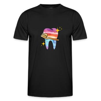 Dentist Dental Hygienist Dental Assistant Hygiene - Männer Funktions-T-Shirt - Schwarz - Vorne - AI Model Male 178 dark (178cm)