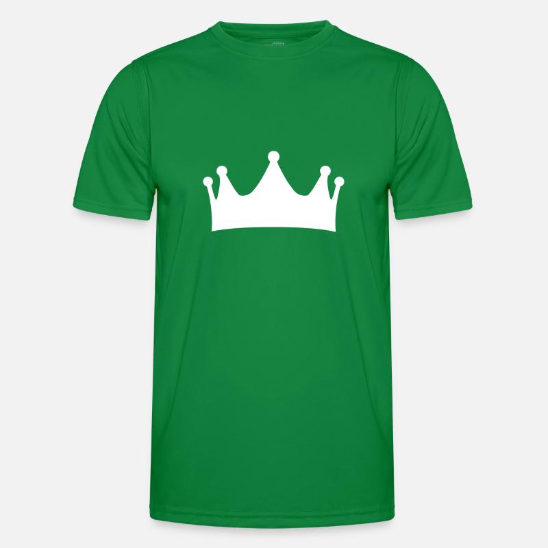 Crown King Queen (white) Men's Functional T-Shirt