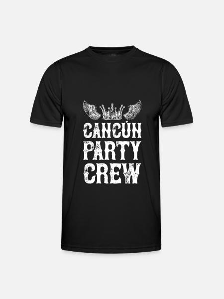 Cancun Party Vacation Crew - Men's Functional T-Shirt - black