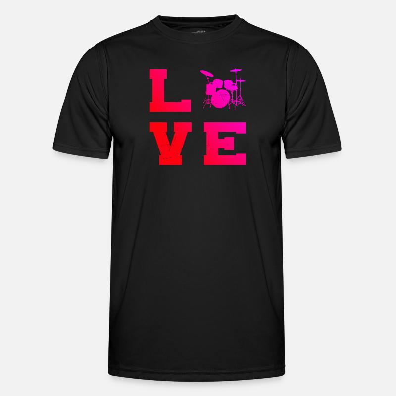 Drummer Drummer Drumming - Men's Functional T-Shirt - black