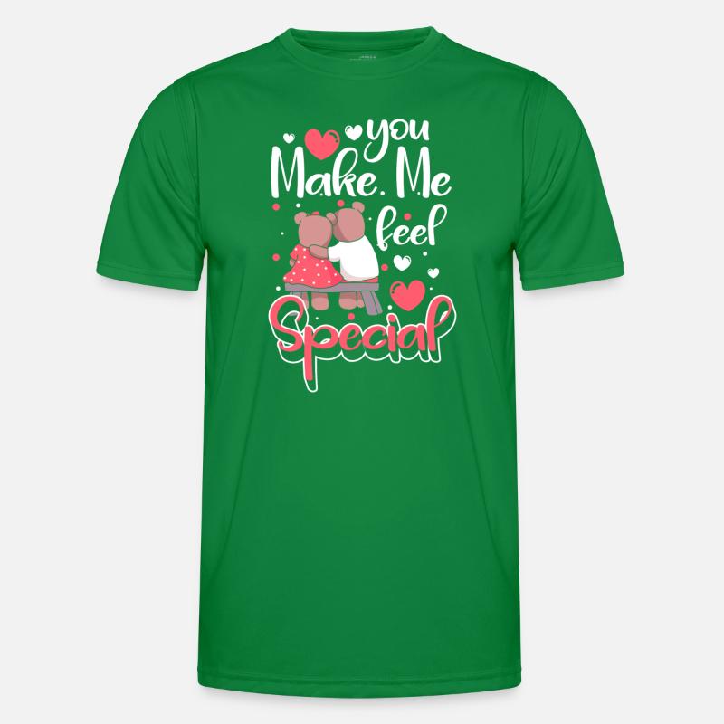 Romantic Couple Romance Affection Men's Functional T-Shirt