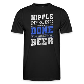 Artiste Tatouage Corps Bijoux Corps Corps - T-shirt sport Homme - noir - Devant - AI Model Male 178 dark (178cm)