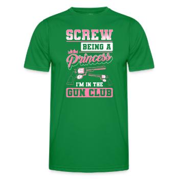 Club de tir Munitions Tireur sportif - T-shirt sport Homme - vert - Devant - AI Model Male 178 dark (178cm)