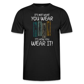 Modeliebhaber Style Neu Modisch - Männer Funktions-T-Shirt - Schwarz - Vorne - AI Model Male 178 dark (178cm)