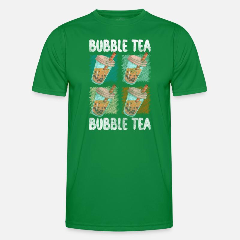 Bubble Tea Taiwan Syrup Refreshment Men's Functional T-Shirt