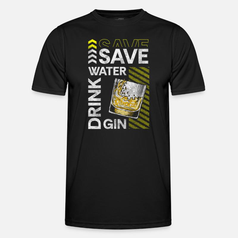 Drinks crash - Men's Functional T-Shirt - black