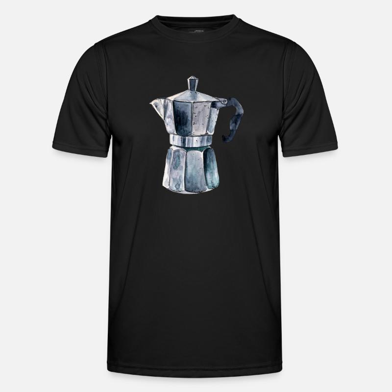 Pot espresso T-shirt sport Homme