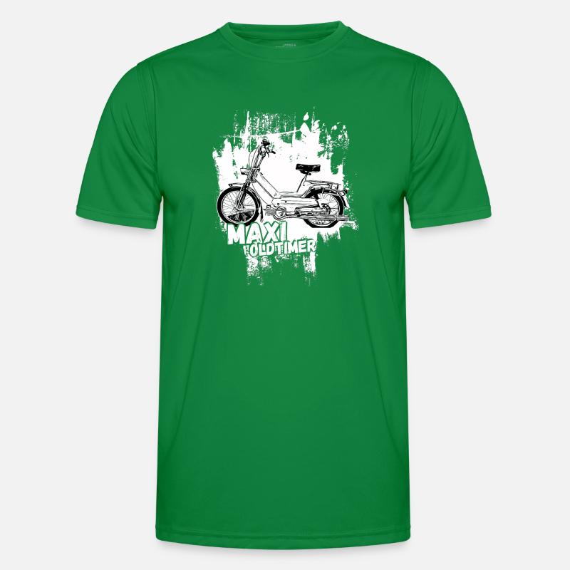 Maxi / Schwalbenfahrer / Ostalgie / Mofa Oldtimer Männer Funktions-T-Shirt