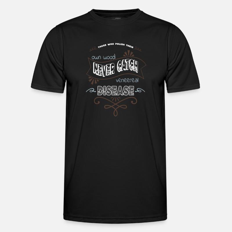 Apprentice Mason Chainsaw Carpenter - Men's Functional T-Shirt - black