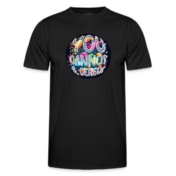 Mikrobiologie Mikrobiologe You Cannot B Cereus - Männer Funktions-T-Shirt - Schwarz - Vorne - AI Model Male 178 dark (178cm)