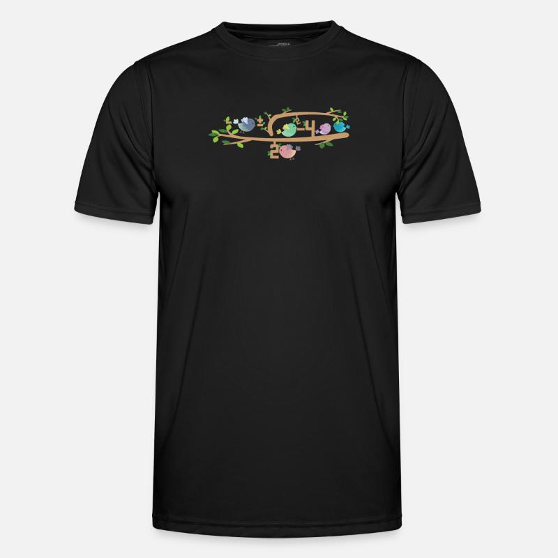 Equation / Birds / Gift / Tree Men's Functional T-Shirt