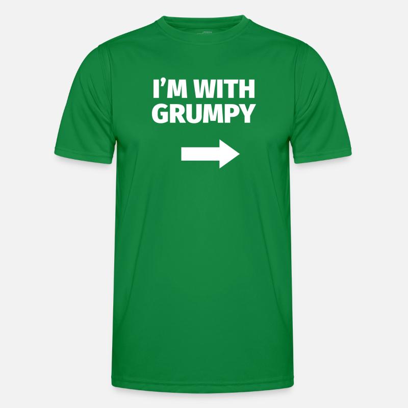 I'm with grumpy Men's Functional T-Shirt