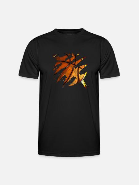 Regalo del jugador de baloncesto jugador de baloncesto de baloncesto - Camiseta funcional para hombres - negro