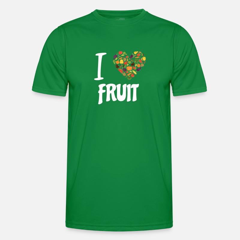 I love Fruit - design for fruit lovers gift Men's Functional T-Shirt