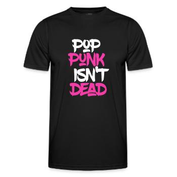 Pop Punk ist nicht Tot - Pop Punk isn't dead - Männer Funktions-T-Shirt - Schwarz - Vorne - AI Model Male 178 dark (178cm)