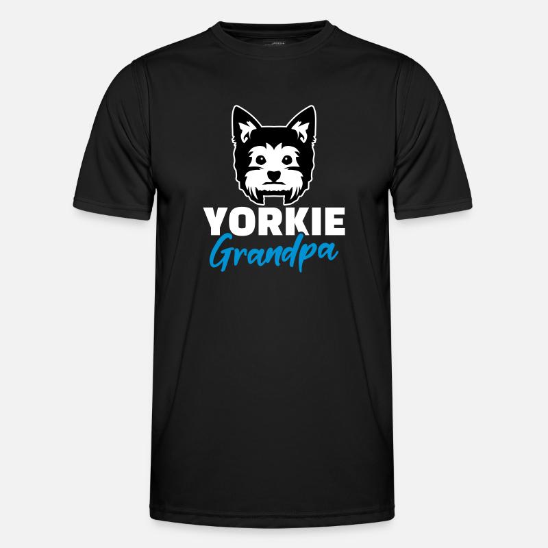 Yorkshire Terrier - T-shirt sport Homme - noir
