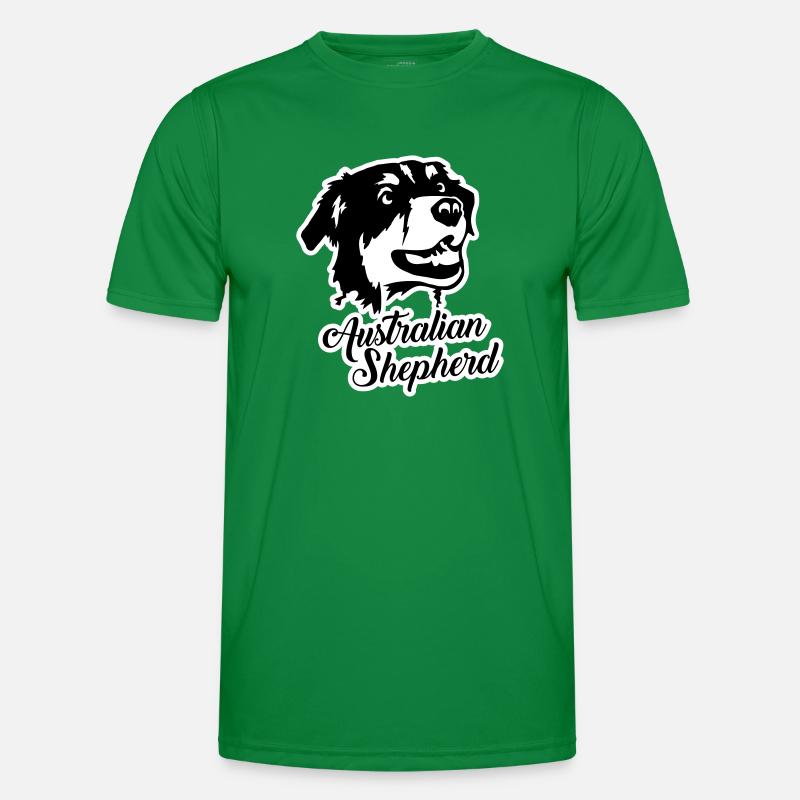 Australian Shepherd Männer Funktions-T-Shirt