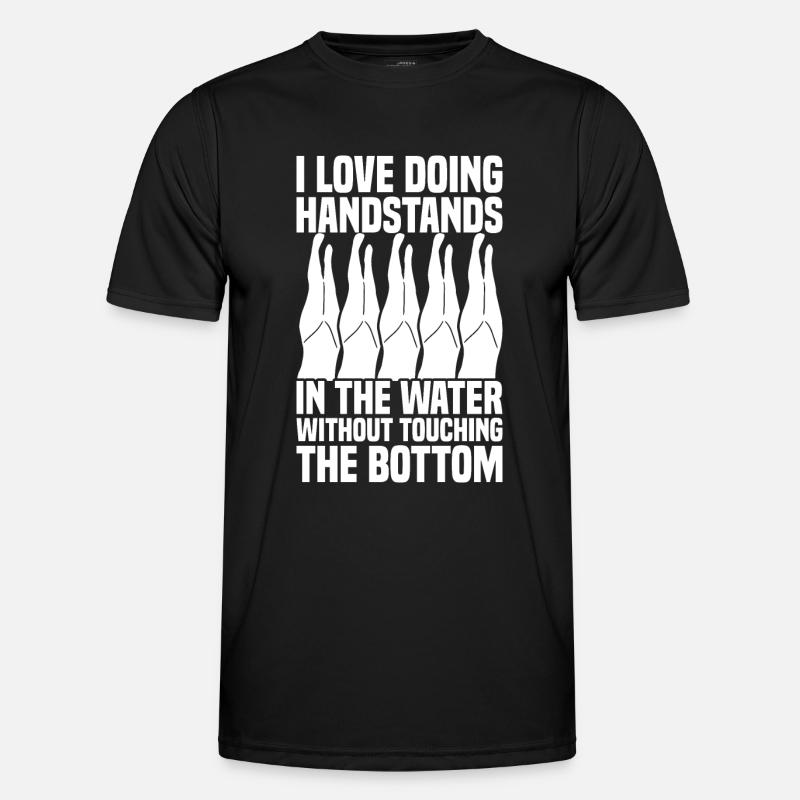 Synchronized Swimming - Men's Functional T-Shirt - black