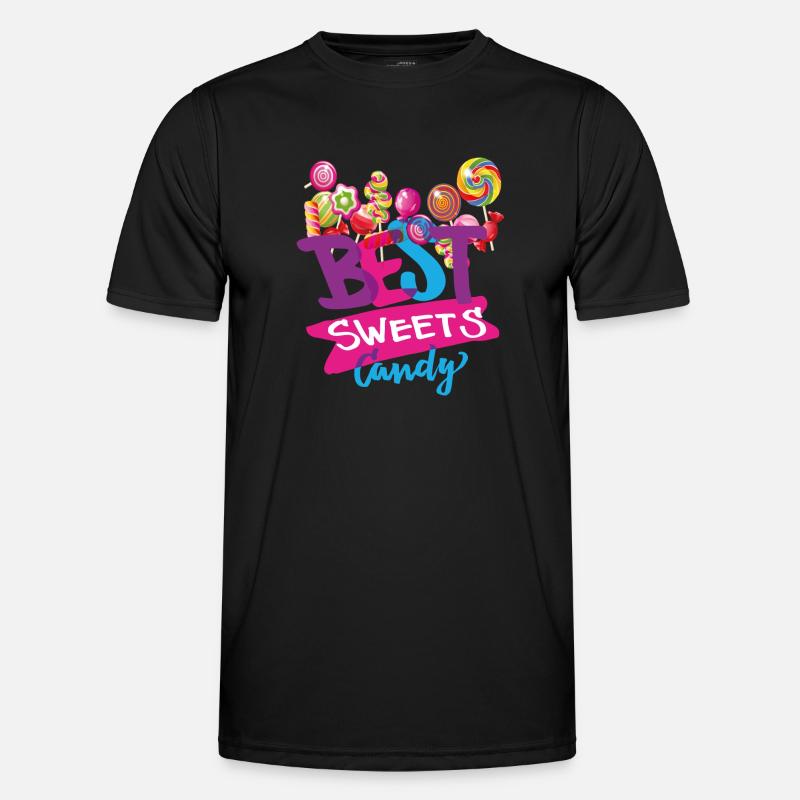 candy best candy - Männer Funktions-T-Shirt - Schwarz