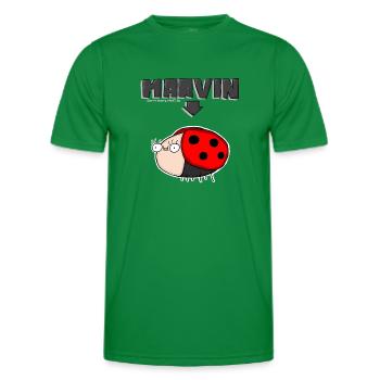 Marvin - Premium Longsleeve - Women - Men's Functional T-Shirt - kelly green - Front - AI Model Male 178 dark (178cm)