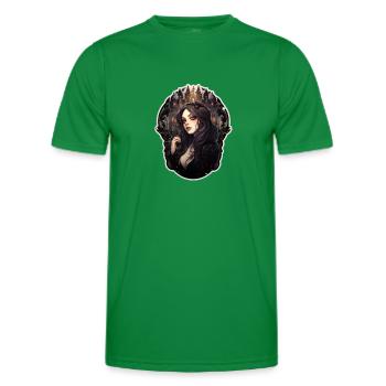 Goth Girl Gothic Schloss Mystisch Schwarz - Männer Funktions-T-Shirt - Kelly Green - Vorne - AI Model Male 178 dark (178cm)