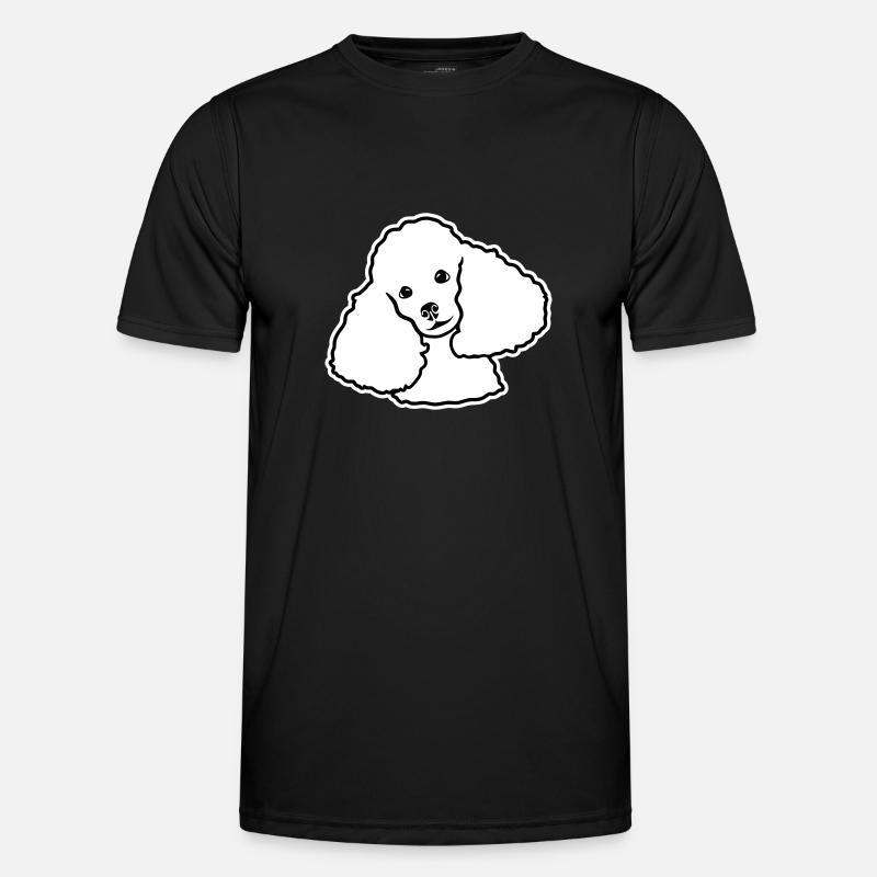 Poodle - Men's Functional T-Shirt - black