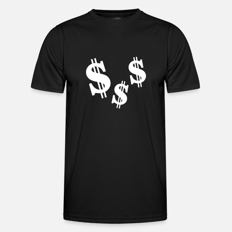 Dollar Männer Funktions-T-Shirt
